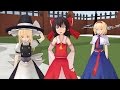 【東方MMD】戦慄!!霊夢、魔理沙の紅魔館物資強奪計画