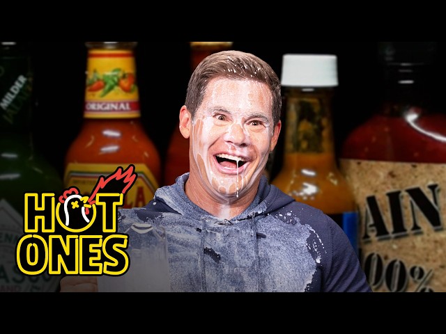 Adam Devine Shocks a Live Audience While Eating Spicy Wings | Hot Ones