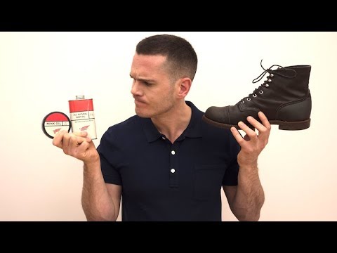 red wing boot oil with brush