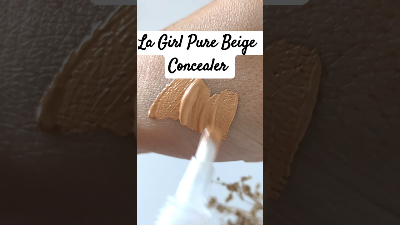 ✨ LA Girl Pro Concealer Pure Beige  Does it really work? 
