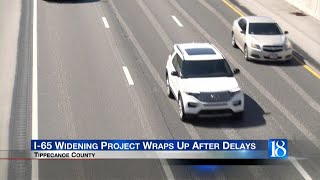 I-65 Widening Project Wraps Up After Delays