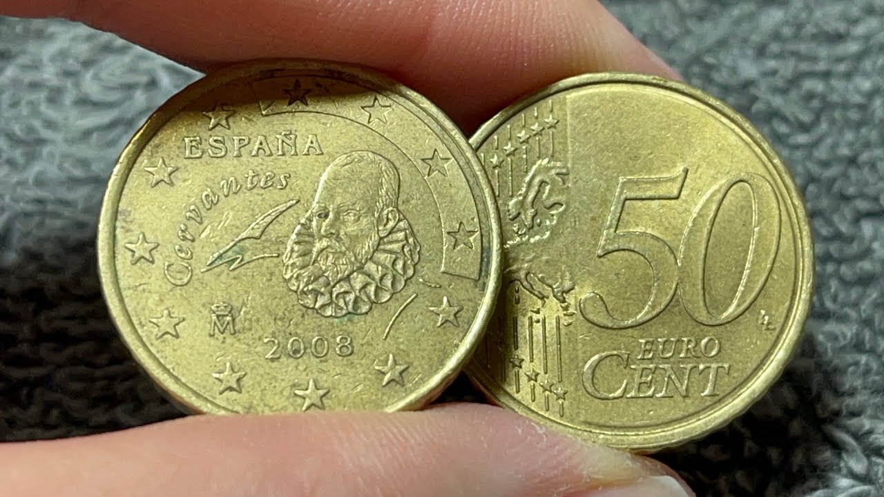 2008 Spain 50 Euro Cent Coin • Values, Information, Mintage