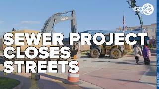Sewer project closes parts of Main Street, Jackson Boulevard in downtown Elkhart