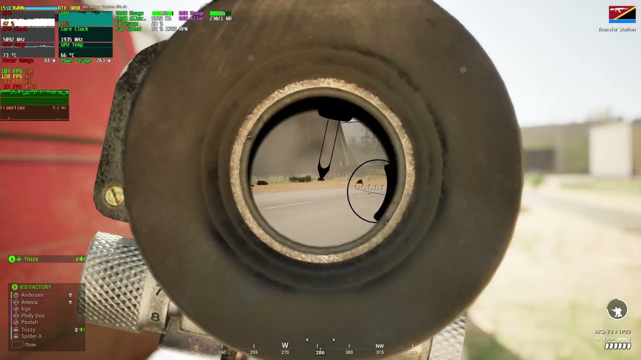 Squad UE5 Play Test | RTX 3080 + i5-13600k