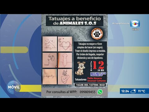 Animales SOS: Tatuajes a beneficio