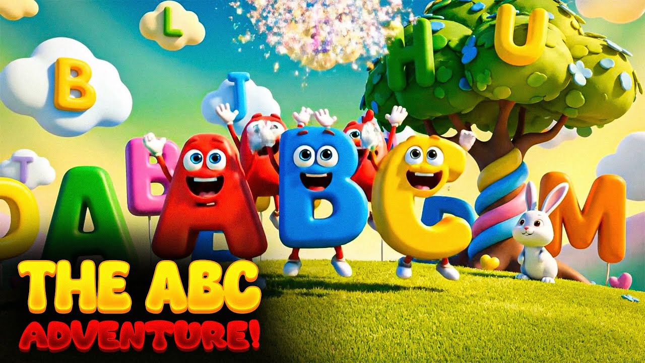 ABC Adventure Song for Kids | Learn Alphabet A to Z with Fun Characters ...
