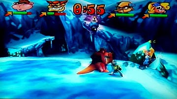 Crash Bash - Polar Push tournament multiplayer part 2