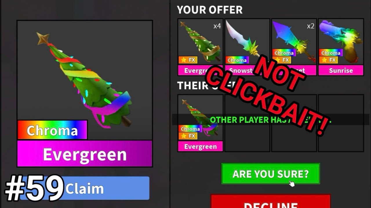 MM2 ТОРГОВЫЙ МОНТАЖ #59 (АБСУРДНЫЕ ПОБЕДЫ!!!) | Chroma Evergreen