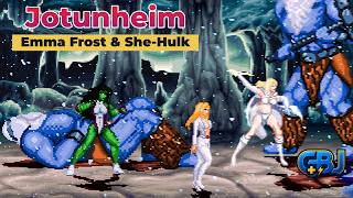 Emma Frost & She-Hulk – Marvel Infinite War v100 | OpenBOR Gameplay (Jotunheim Stage)