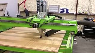Mechmate first cuts . Makeing grid for vacuum