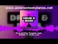 Drum and Bass Template Ableton Live Grime Electronic Music Tutorial 333