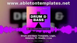 Drum and Bass Template Ableton Live Grime Electronic Music Tutorial 333