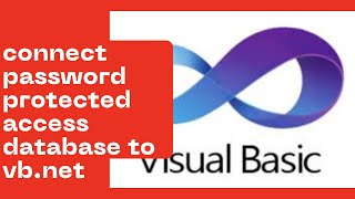 How to connect password protected access database in vb.net?
