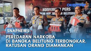 Peredaran Narkoba di Bangka Belitung Terbongkar, Ratusan Orang Diamankan | Snapnews