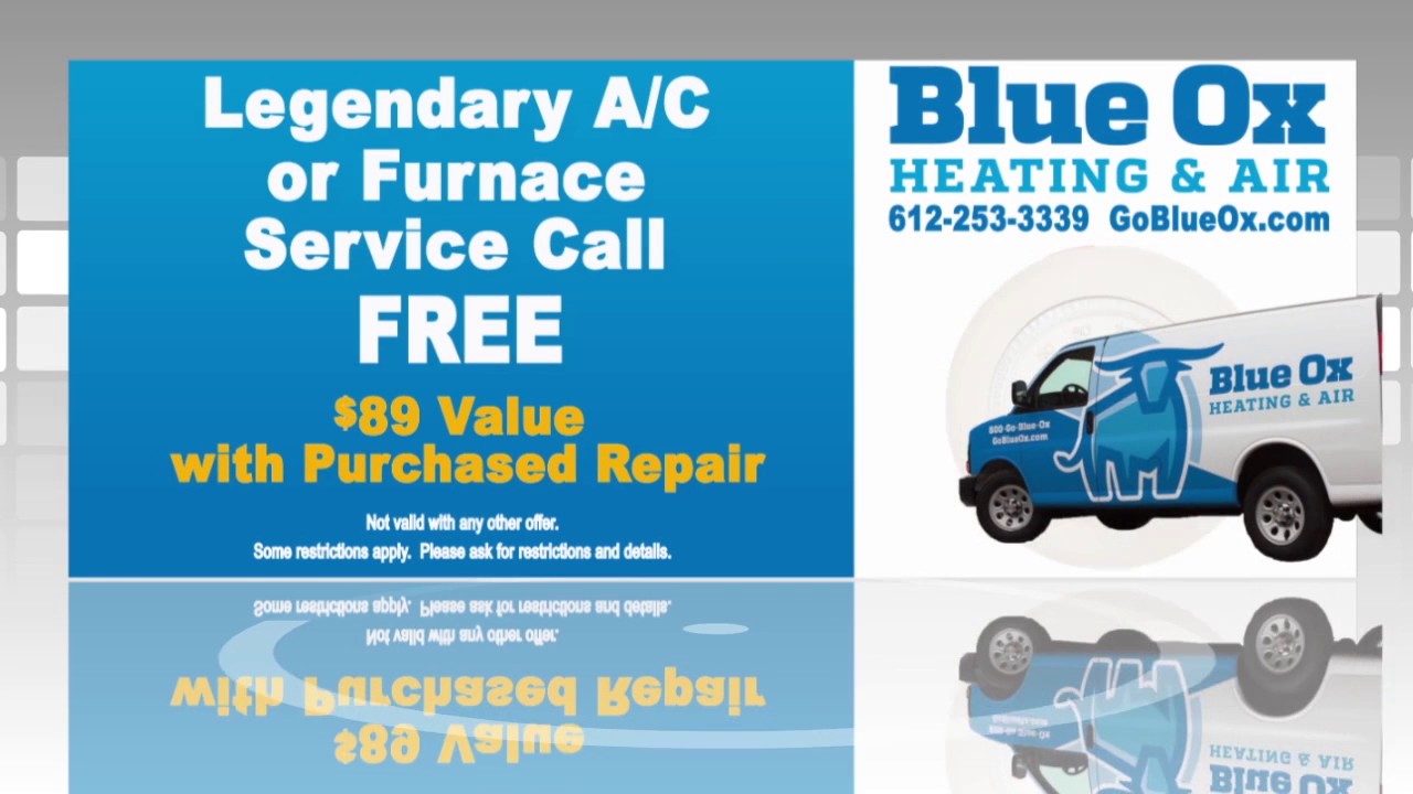 Blue Ox Heating & Air - Free Service Call - YouTube