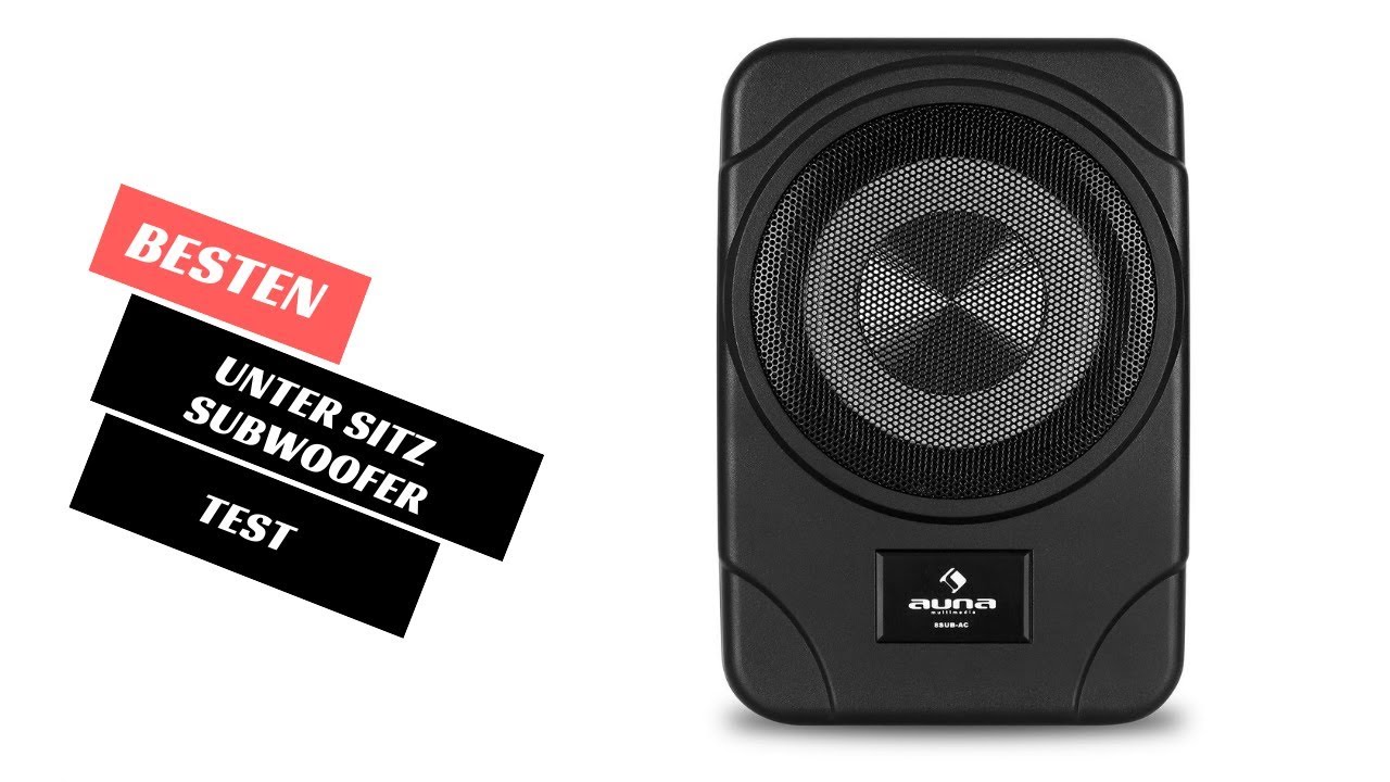 Die Besten Unter Sitz Subwoofer Test (Top 5) YouTube