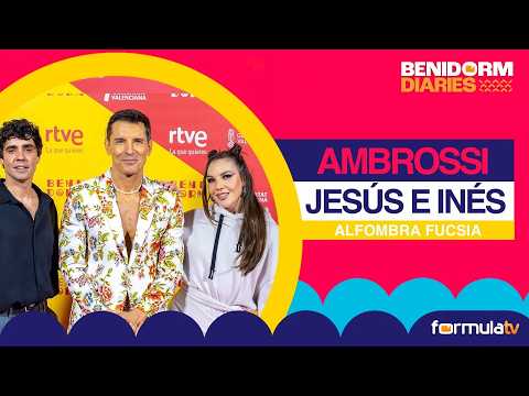 The presenters of BENIDORM FEST 2026 surprise and show their chemistry on the Fuchsia Carpet
