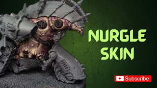Death Guard - Painting Nurgle Daemon skin quickly and easily