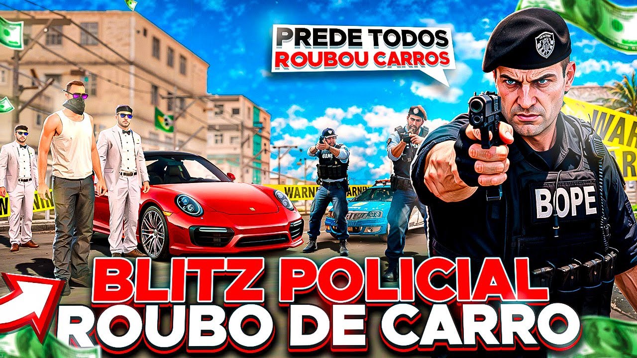 R0UBEI O CARRO E OS POLICIAS VIERAM ATRÁS NO RIO RISE