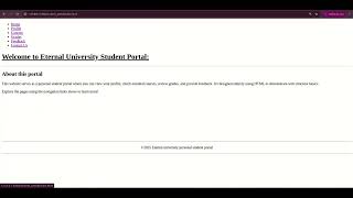 ✨ Full HTML Project Showcase | Student Portal with 6 Pages