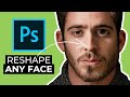 RESHAPE ANY FACE in Photoshop (Face-Aware Liquify Tool)