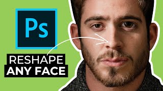 RESHAPE ANY FACE in Photoshop (Face-Aware Liquify Tool)