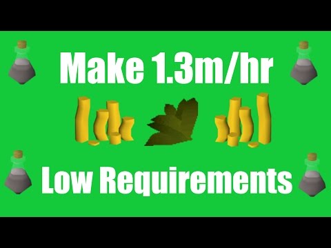 [OSRS] Make 1.3M/hr with Low Requirements - Oldschool Runescape Money Making Method!