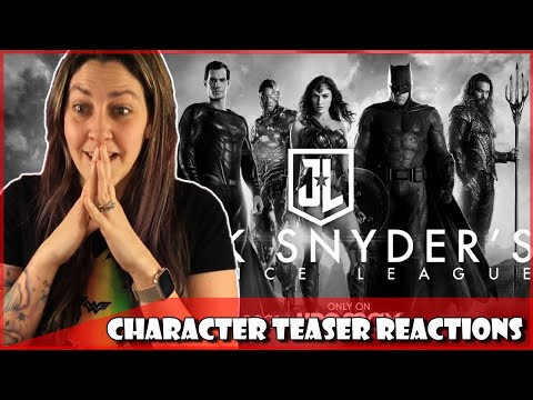 Zack Snyder's Justice League All Character Teaser Trailers REACTION