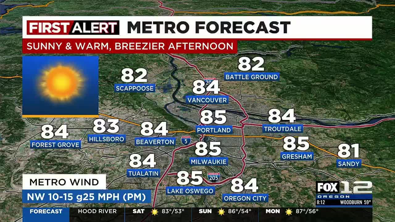 First Alert Saturday morning FOX 12 weather forecast (7/1) - YouTube