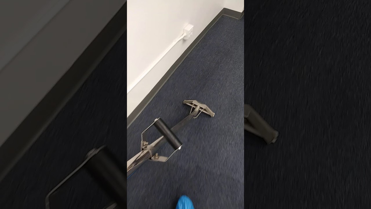 Commercial glue down carpet cleaning