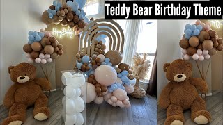 TEDDY BEAR BIRTHDAY THEME!!!!