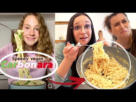 Questa ricetta di CARBONARA VEGANA mette i BRIVIDI!!!!