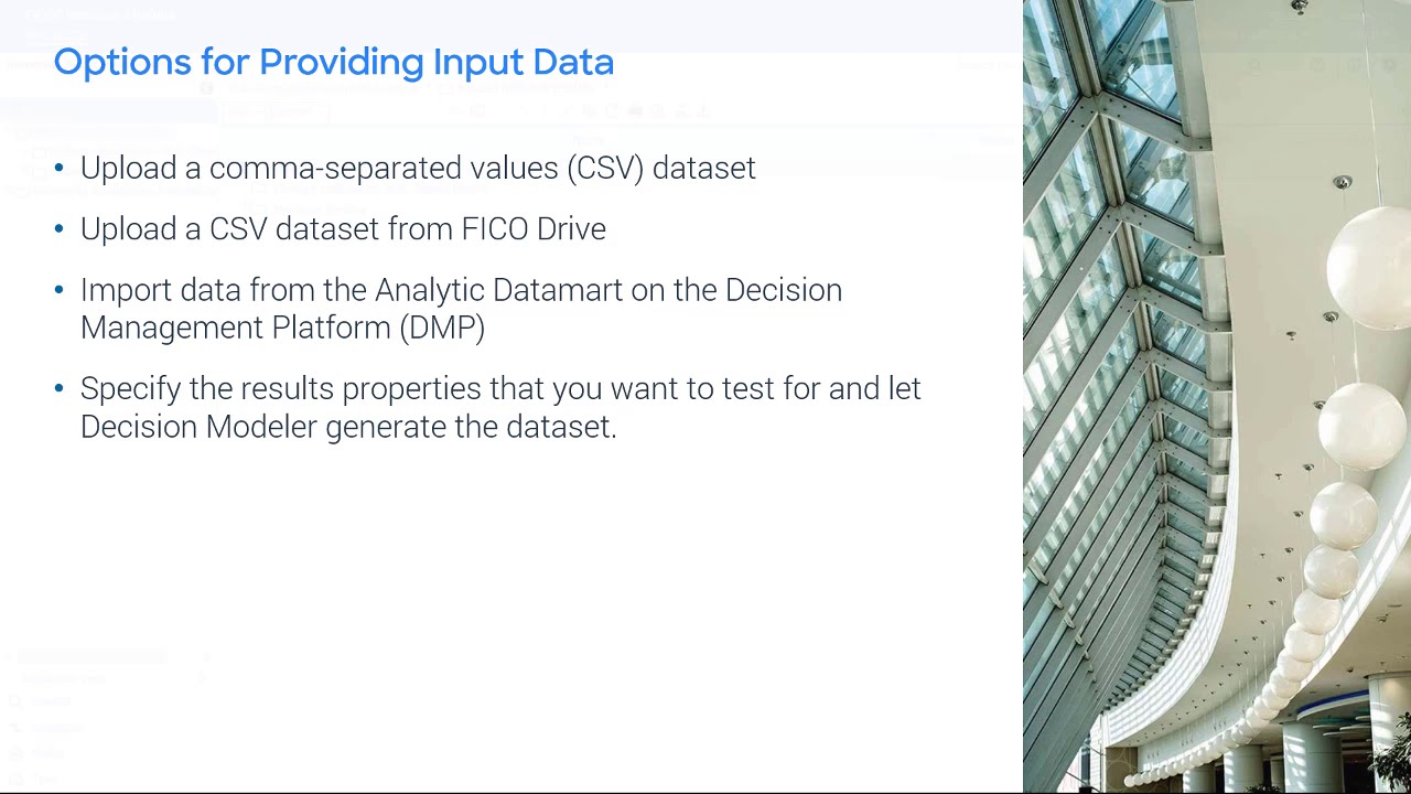 FICO® Decision Modeler: Upload a Dataset - YouTube