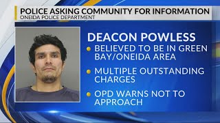 Oneida Police Department looking for subject