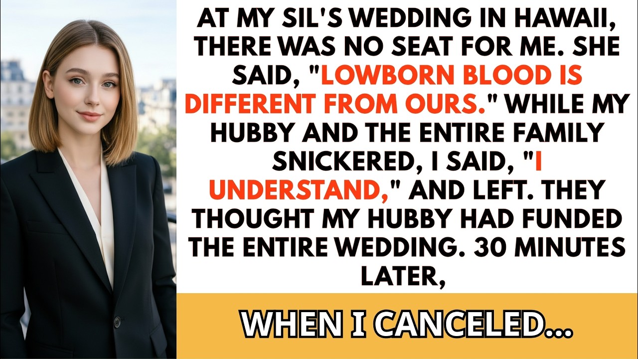 At my SIL’s wedding, there was no seat for me She said, 'Lowborn blood is different from ours '