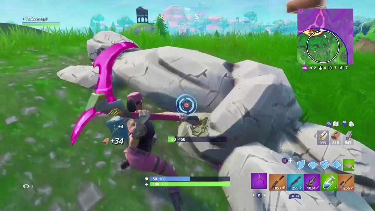 Getting my friend a win on Fortnite YouTube