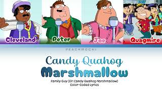 Family Guy  Candy Quahog Marshmallow   Colorcoded S