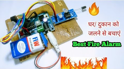 Make a high Sensitivitie  Fire Alarm using SR Robotis kit //No Soldering very simple Fire Alarm