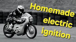 Homemade Electric Ignition For A Classic Honda Race Bike.