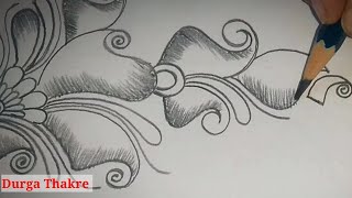 Latest trendy top Arebic mehandi design | stylish mehndi design tutorial | pencil shading mehandi | screenshot 5