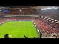  absolutamente incrvel o apoio que os adeptos do benfica do  sua equipa 