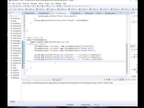 Advanced Java-Using Thread isAlive and join