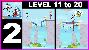 Bridge Stickman - Love Rescue LEVEL 11 12 13 14 15 16 17 18 19 20 - Gameplay Walkthrough Part 2