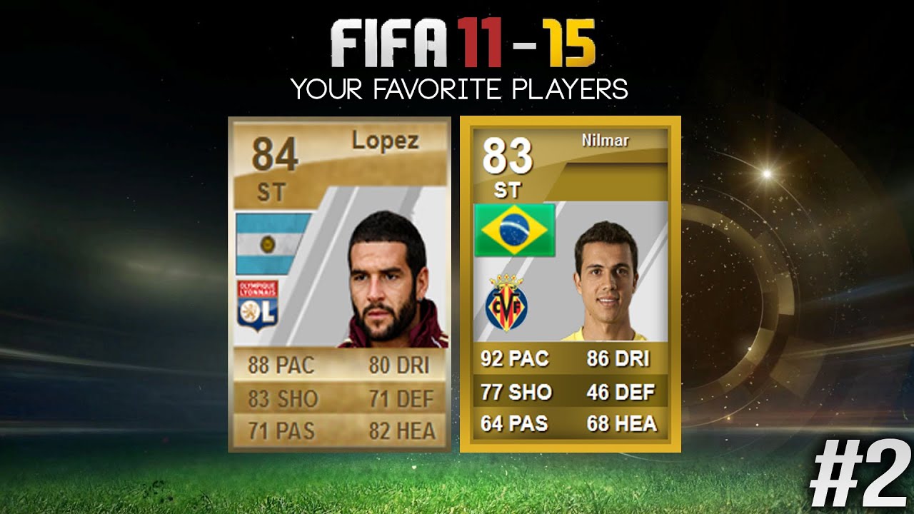 YOUR FAVORITE PLAYERS (FIFA 11-15) - RETRO FIFA FLASHBACK!!