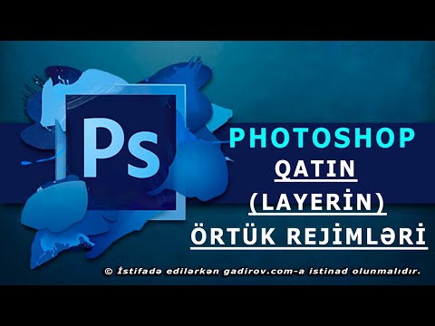 Video: Photoshop-da qarışdırma rejimi haradadır?