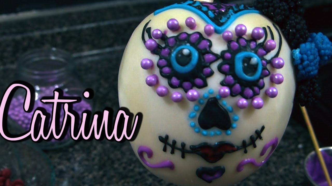 MANZANAS CON CHOCOLATE  - IDEAS PARA DÍA DE MUERTOS