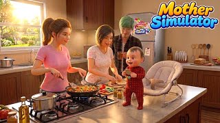 マザーシミュレーター：ママと家族 - Androidゲームプレイ 👶🍼 screenshot 1
