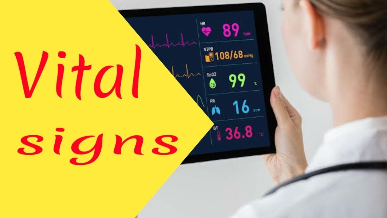 مقدمه عن العلامات الحيويه / Vital signs introduction  .