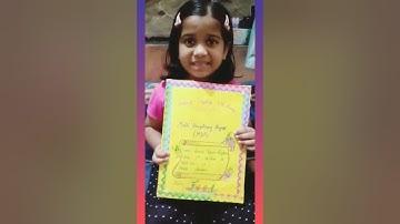 KVS Multi Disciplinary project class 3 on theme FOOD #MDP #schoolassignment  #school_project