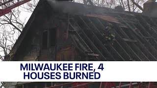 Milwaukee fire; 4 homes burned near 35th and Lloyd | FOX6 News Milwaukee